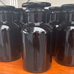 Purple Glass Apothecary Jar 250ml